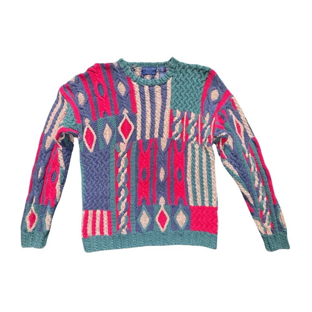 Colorful Geometric Pattern Sweater